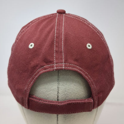 Port Authority Red Baseball Cap OSFM Arrowhead Potato Company Logo Hat Cotton