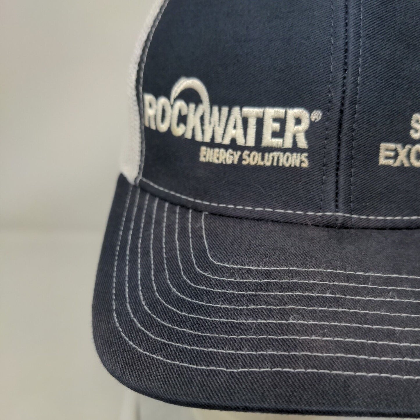 Rockwater Energy Solutions Safety Excellence Snapback Trucker Hat Blue One Size