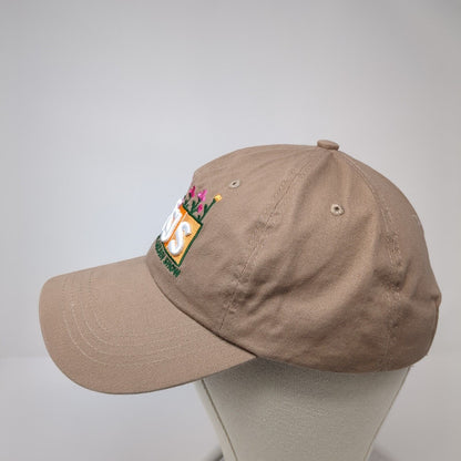 BFGS Boise Flower & Garden Show Strapback Hat Brown One Size 6 Panel