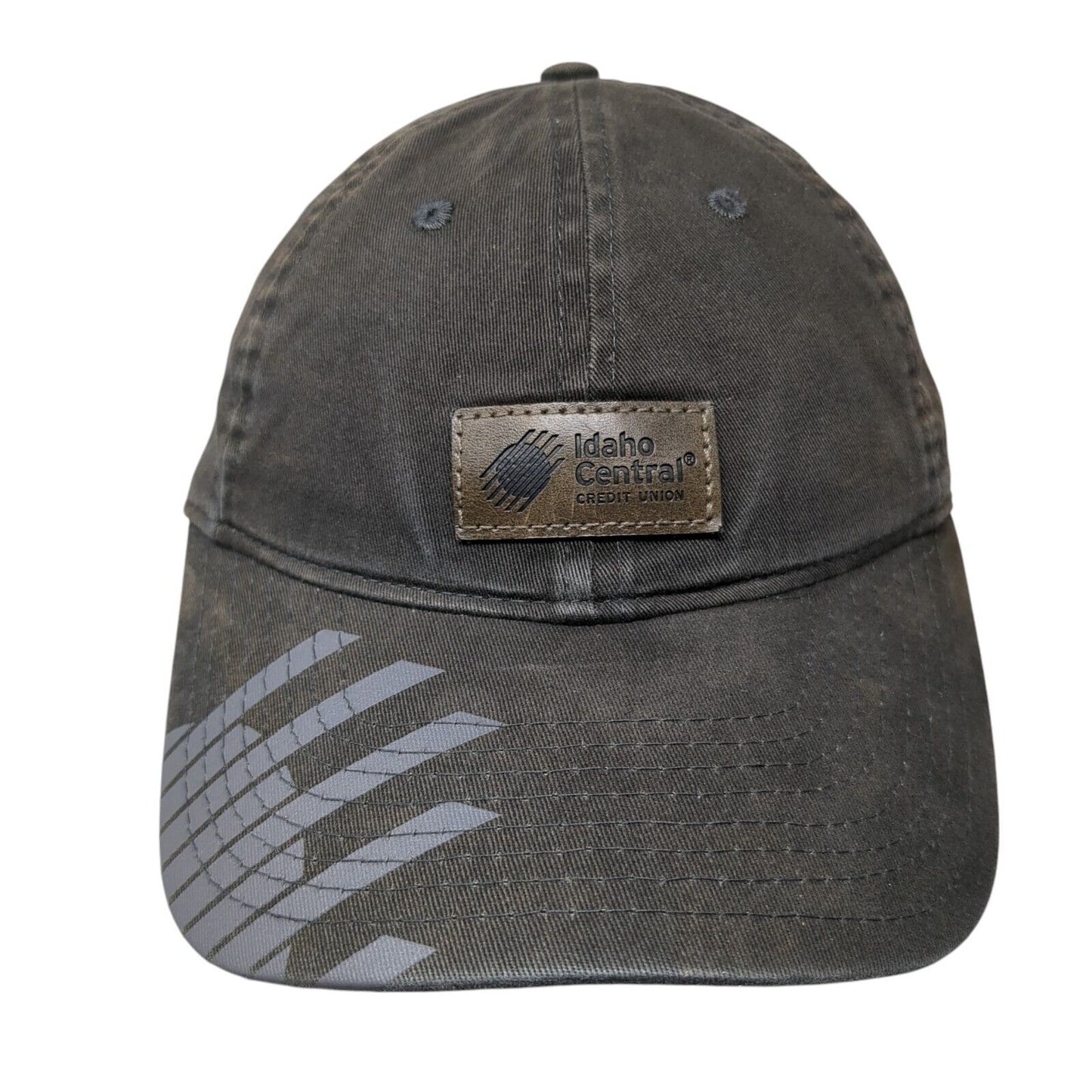 Idaho Central Credit Union Patch Slideback Hat Gray One Size Adjustable