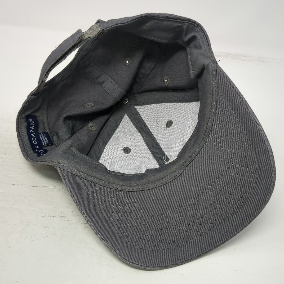 Port & Company Baseball Cap Gray One Size FHGolf Learning Program Adjustable Hat