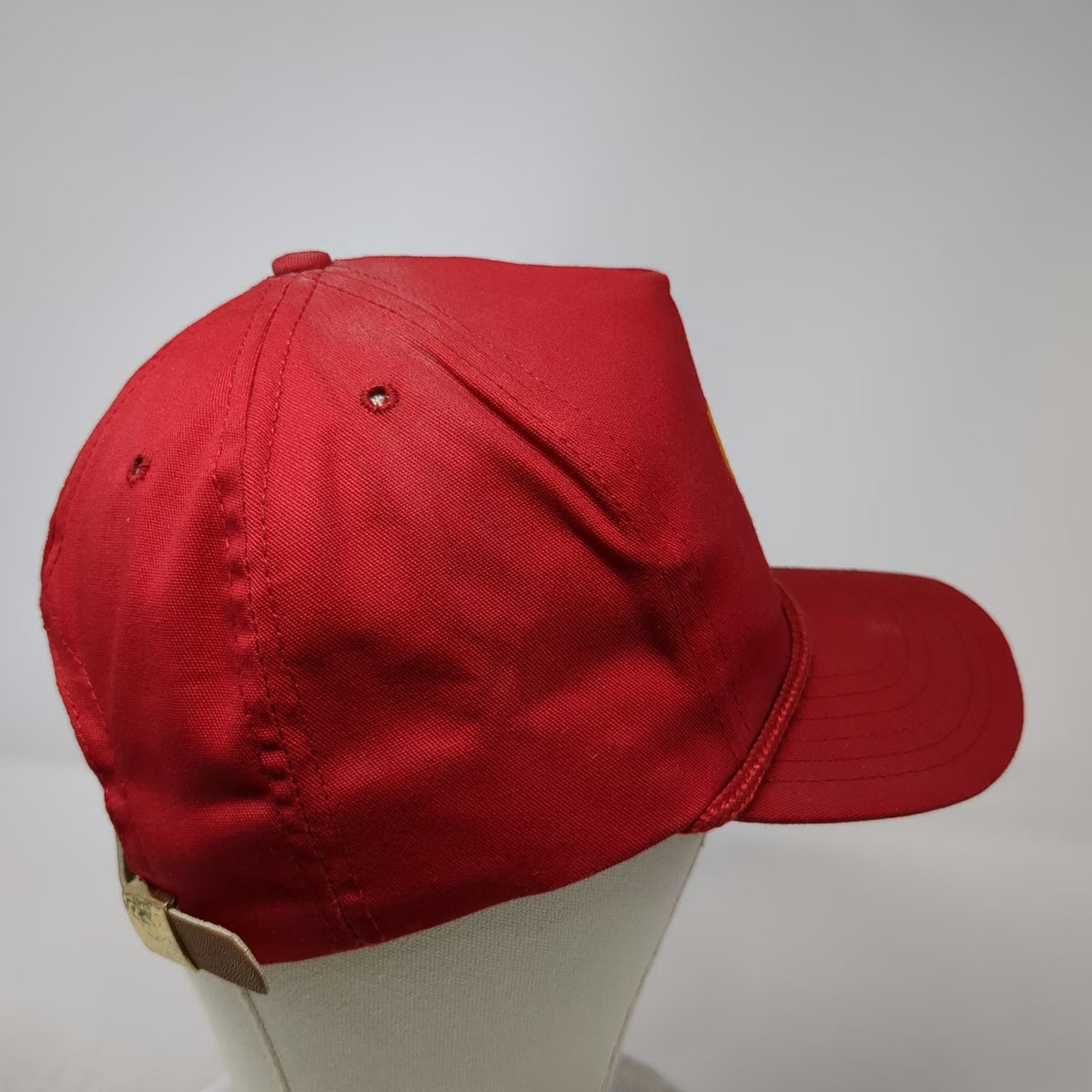 Paramount Apparel 5 Panel Red Hat One Size Kodak Industrial Imaging Rope Strap