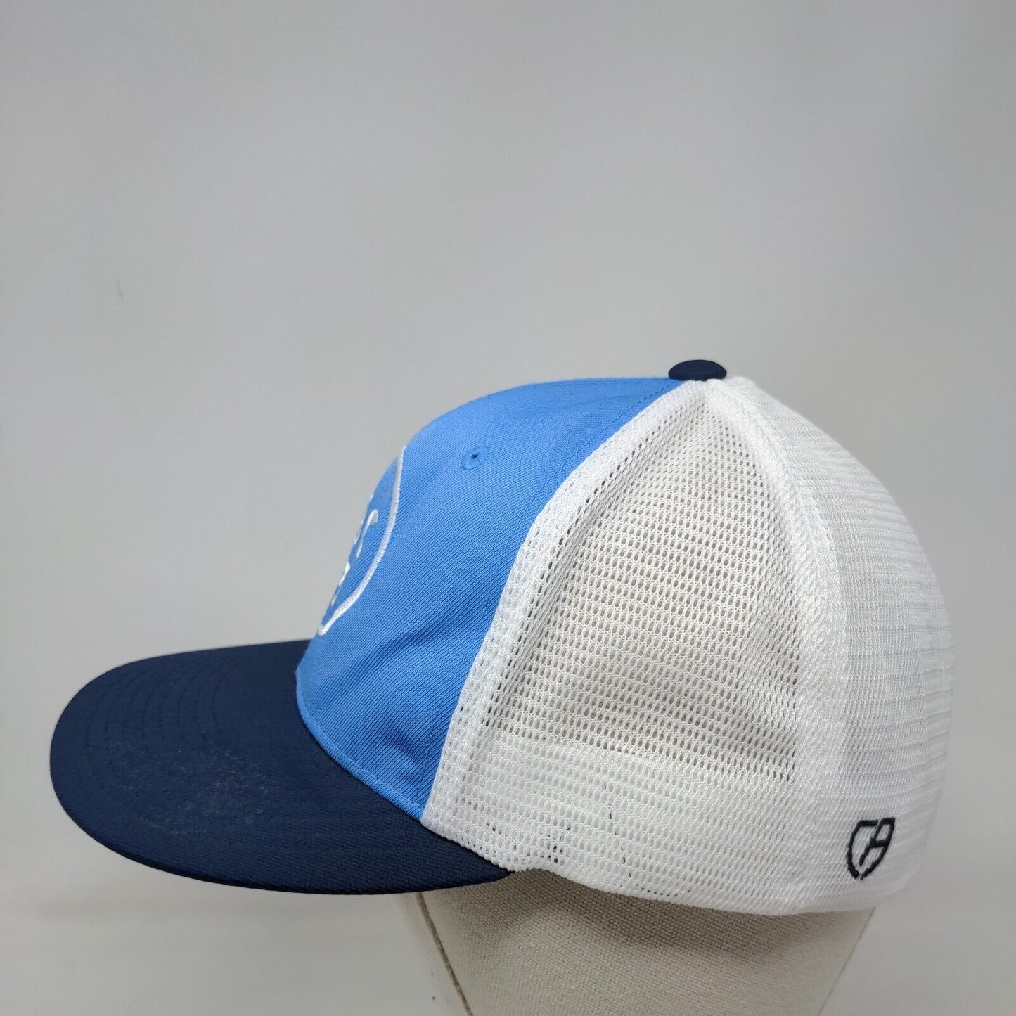 CBC 33 Fitted Mesh Back Trucker Hat Blue Large-XL Cap America Flexfit