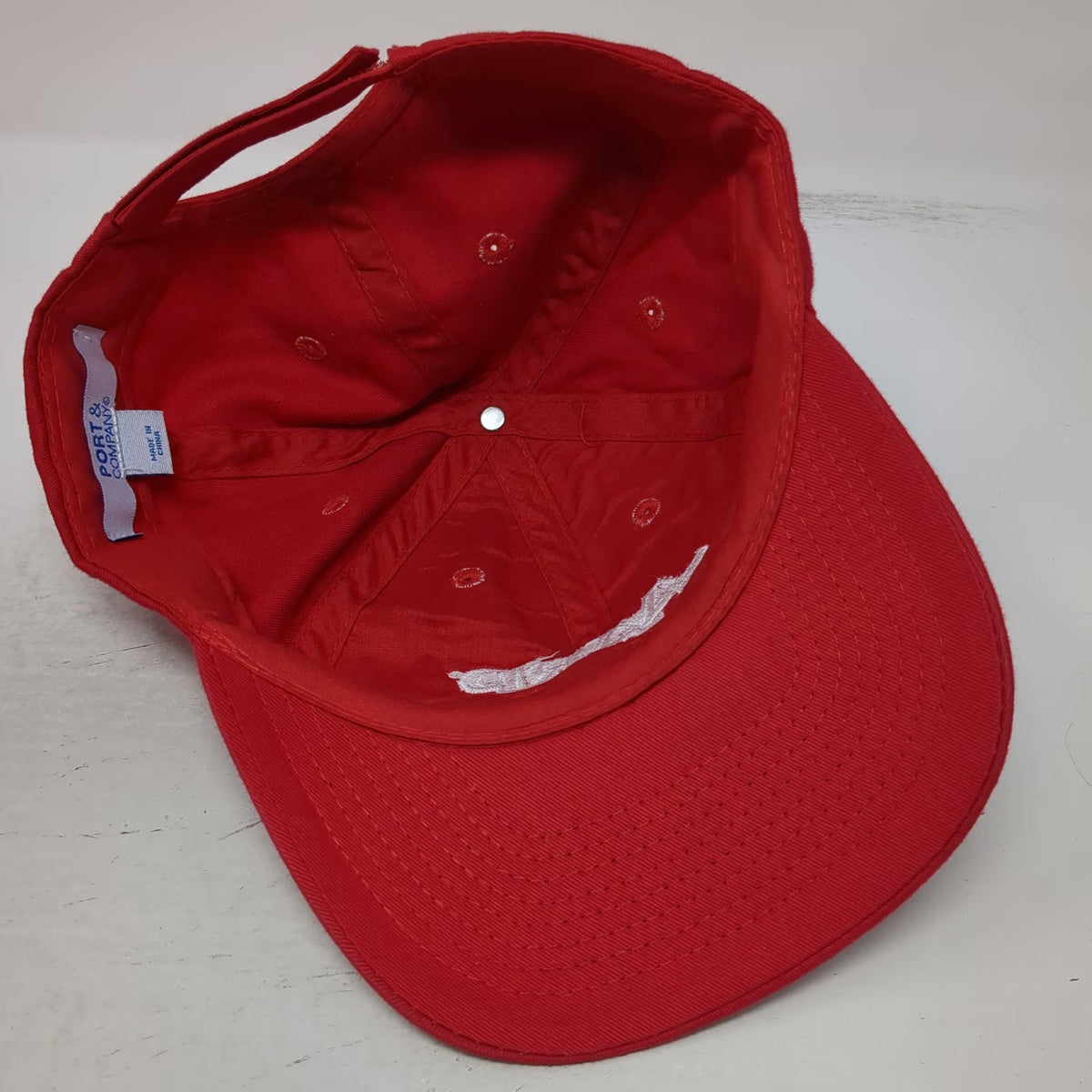Port & Company Baseball Cap Red One Size AARP Idaho Strapback Adjustable Hat