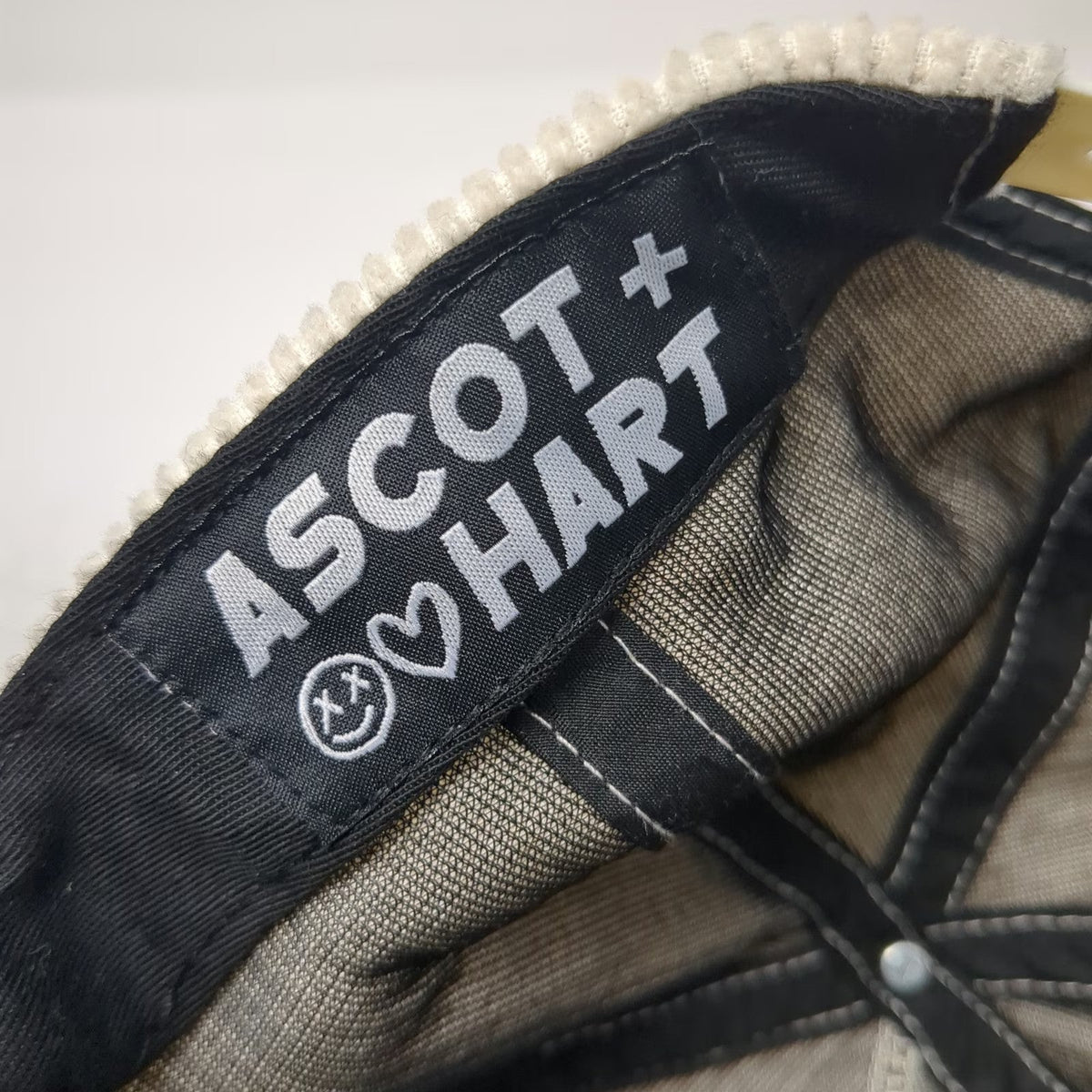 Ascot + Hart 5 Panel Beige Hat One Size Corduroy Rooster Skateboard Kapa'a Kauai