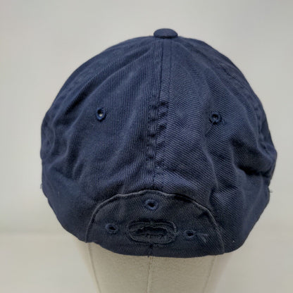 Ecko Complex Fitted Hat Blue One Size Embroidered Logo Solid 6 Panel