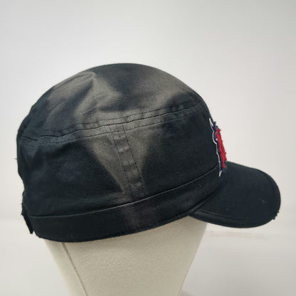 Los Angeles Angels MLB Army Cap Black One Size Hat Embroidered Strapback Logo