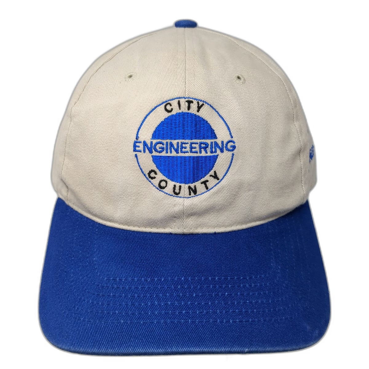 Richardson Baseball Cap Beige Blue One Size Holladay Engineering Strapback Hat