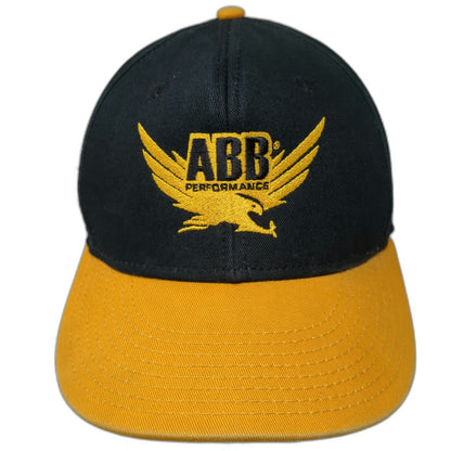 Otto Snapback Black One Size ABB Performance Built Greater Eagle Cotton Hat