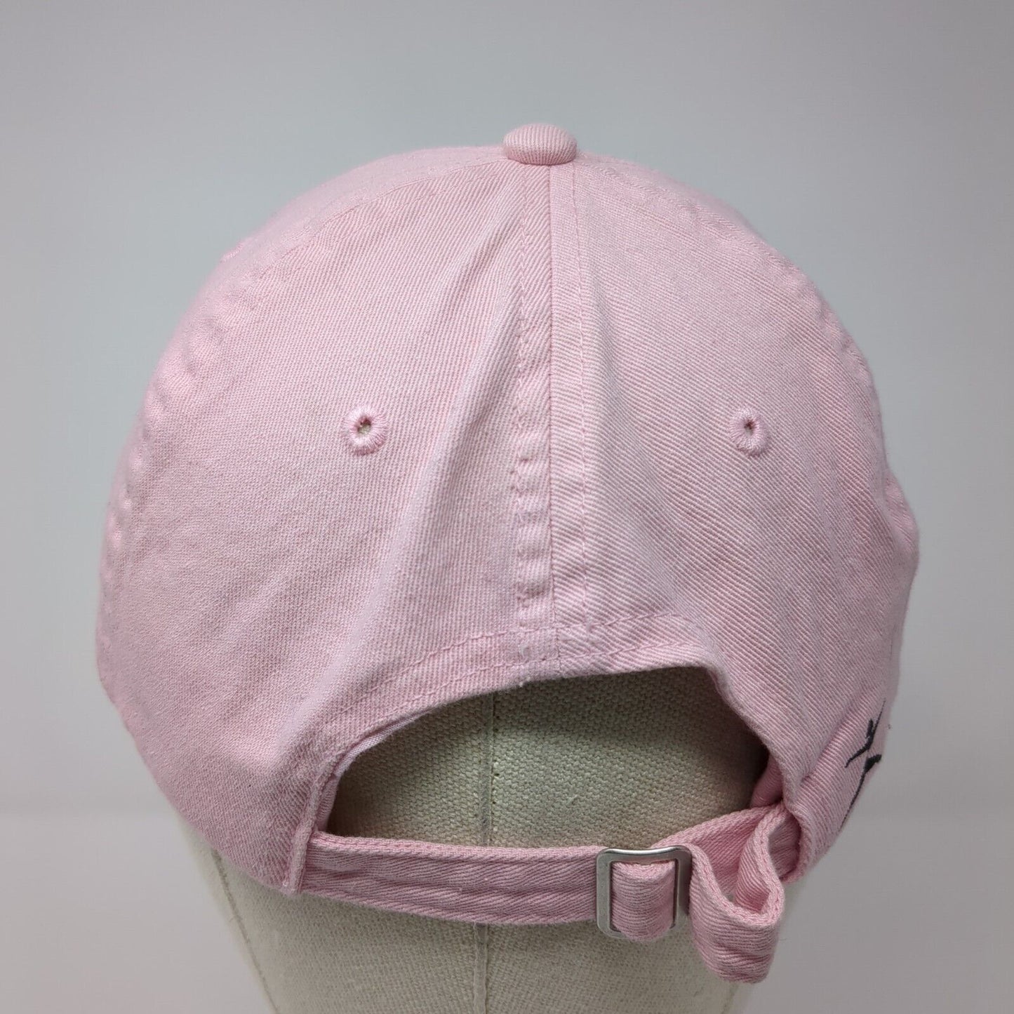 On Pointe Slideback Hat Pink OSFA Adjustable Embroidered 6 Panel Danskin