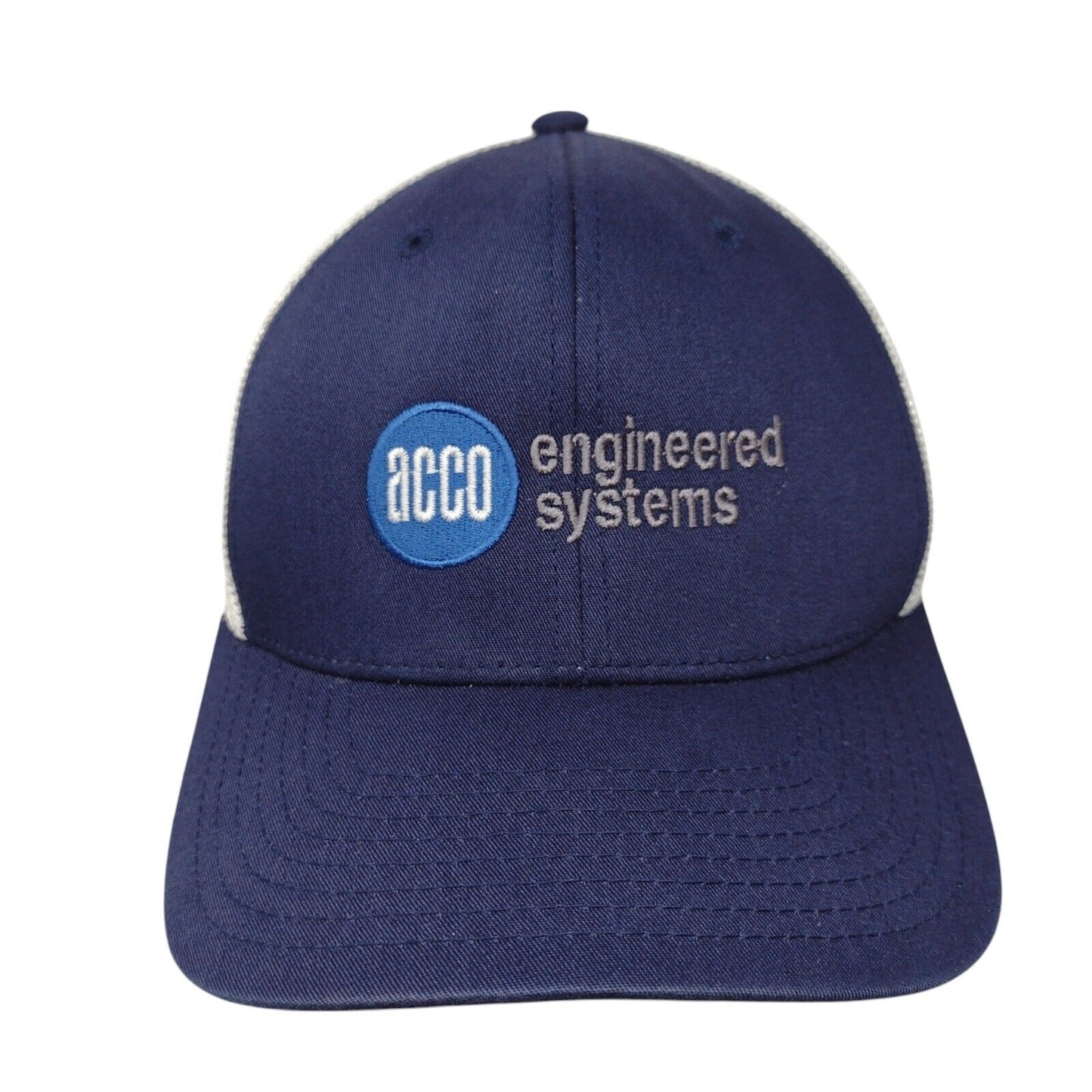 ACCO Engineered Systems Fitted Trucker Hat Blue S/M Port Authority
