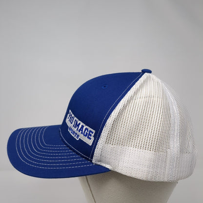 Pro Image Sports Snapback Trucker Hat Blue One Size Mesh Back 6 Panel