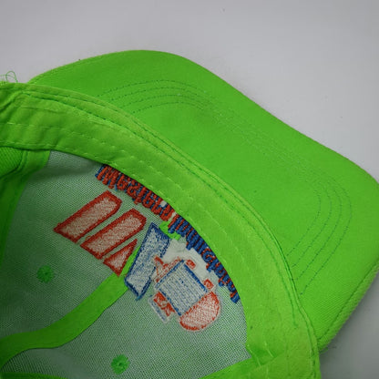 Western Industrial Motor Machine Green Baseball Cap One Size Strapback Hat