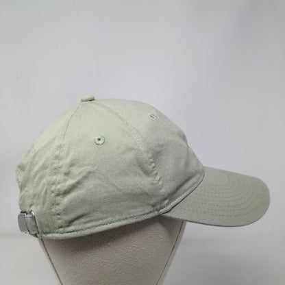 H&M Slideback Hat Green One Size Adjustable Vented Holes Cotton Blank