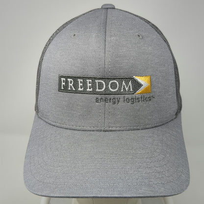 Team 365 Freedom Energy Logistics Gray Trucker Hat One Size Mesh Snapback
