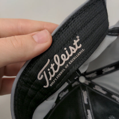 Titleist Slideback Hat Gray One Size Adjustable Embroidered Vent Holes