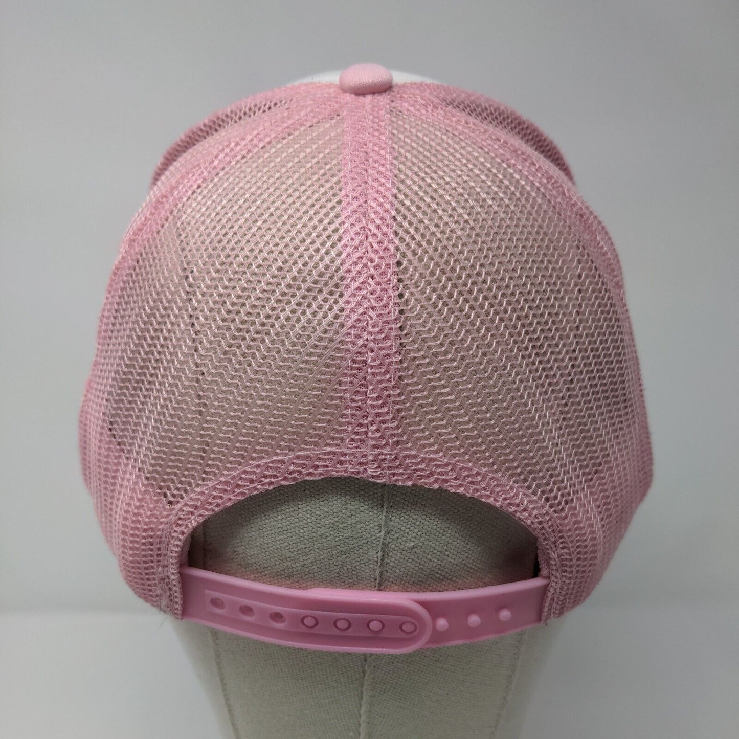 The City of Forks Welcome You Snapback Trucker Hat Pink OS Mesh Back Rope Nissun