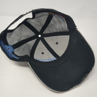 Patriot Plumbing Snapback Trucker Hat Black OS Adjustable Mesh Port Authority