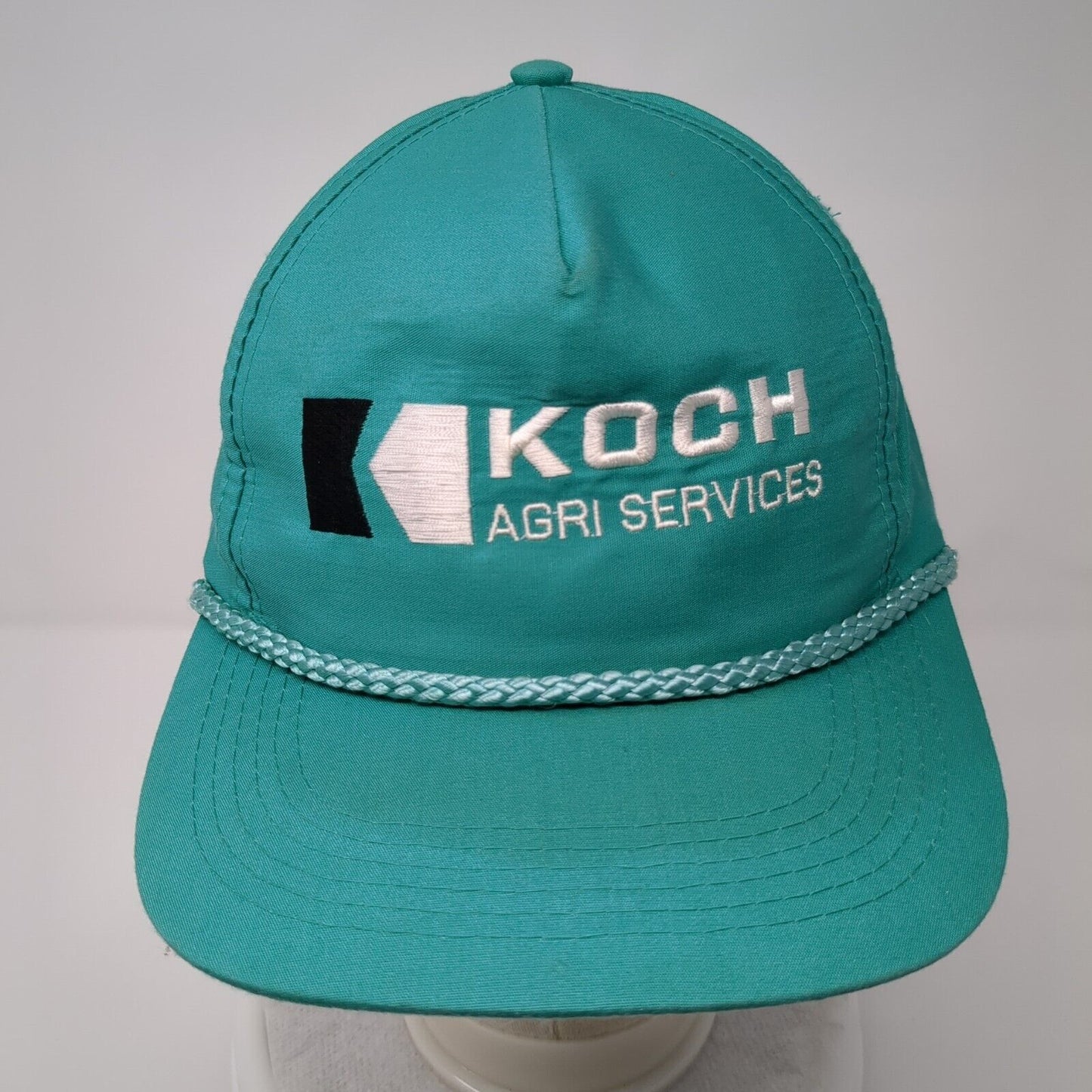Koch Agri Services Snapback Rope Hat Bluish-Green OSFA Head To Toe