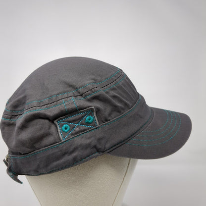 Scheels Slideback Cadet Army Hat Gray One Size Embroidered Outdoor Cap