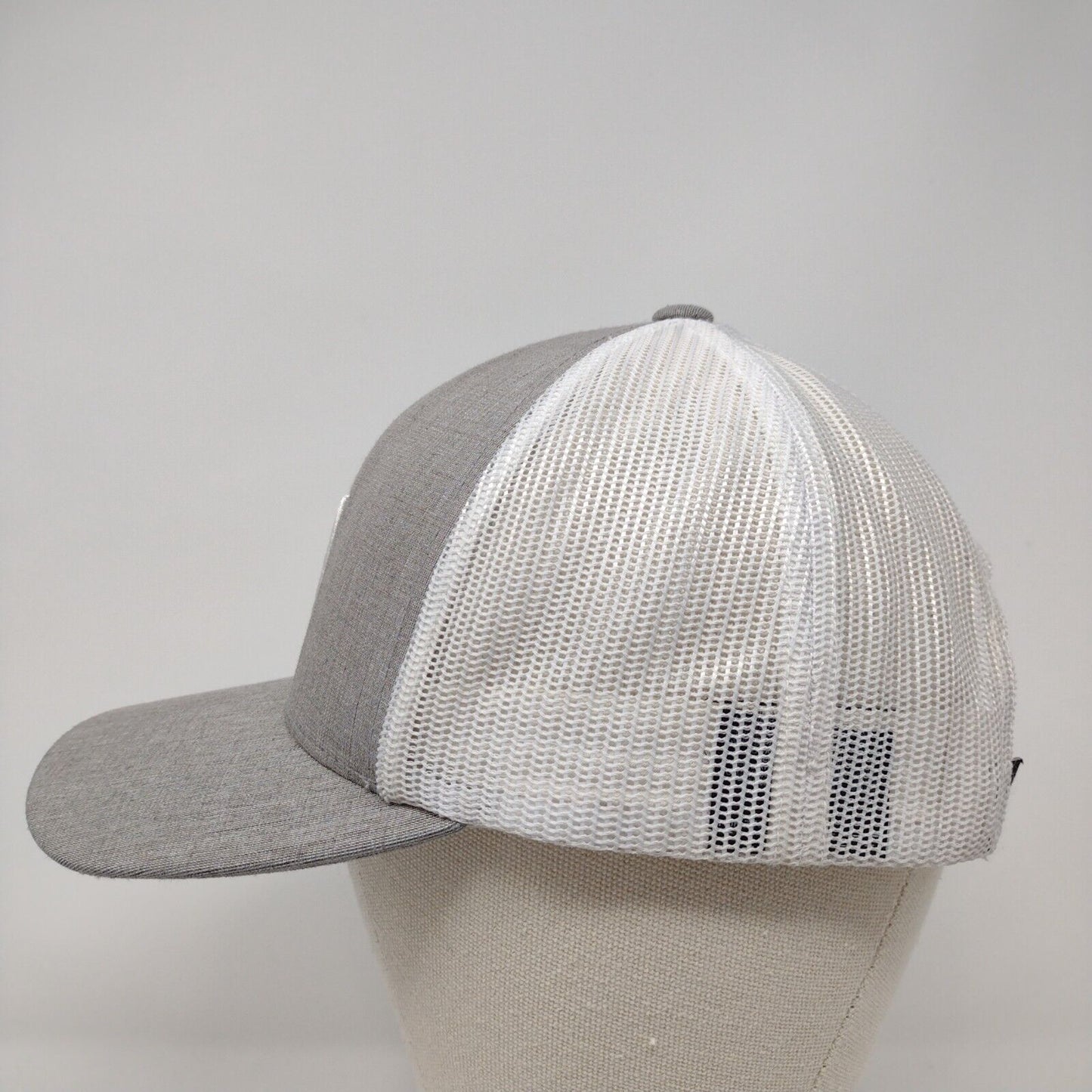 Hurley Snapback Trucker Hat Gray OSFA Adjustable Mesh Back The Classics Yupoong