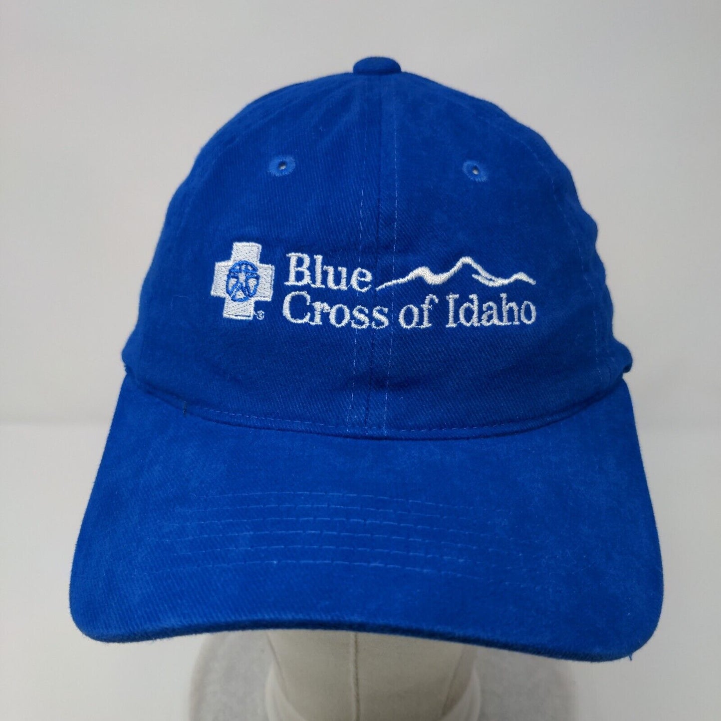 Blue Cross of Idaho Slideback Hat Blue OSFA Adjustable Embroidered Sportsman