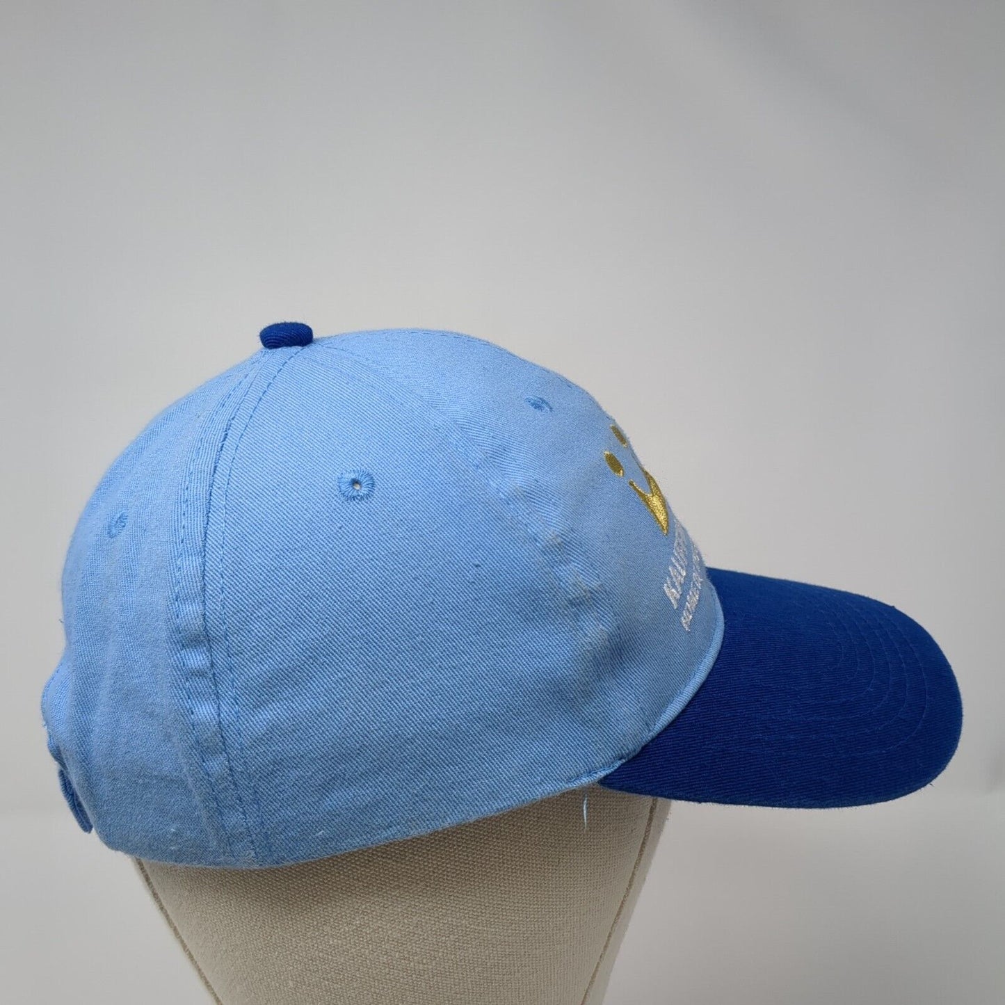 Kauffman Stadium Strapback Hat Blue One Size Adjustable Embroidered