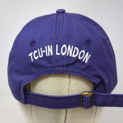 Baseball Cap Purple One Size TCU London Horned Frogs Mascot Hat Texas Christian