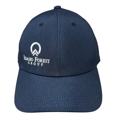 Idaho Forest Group Snapback Hat Blue One Size Adjustable Embroidered Adidas