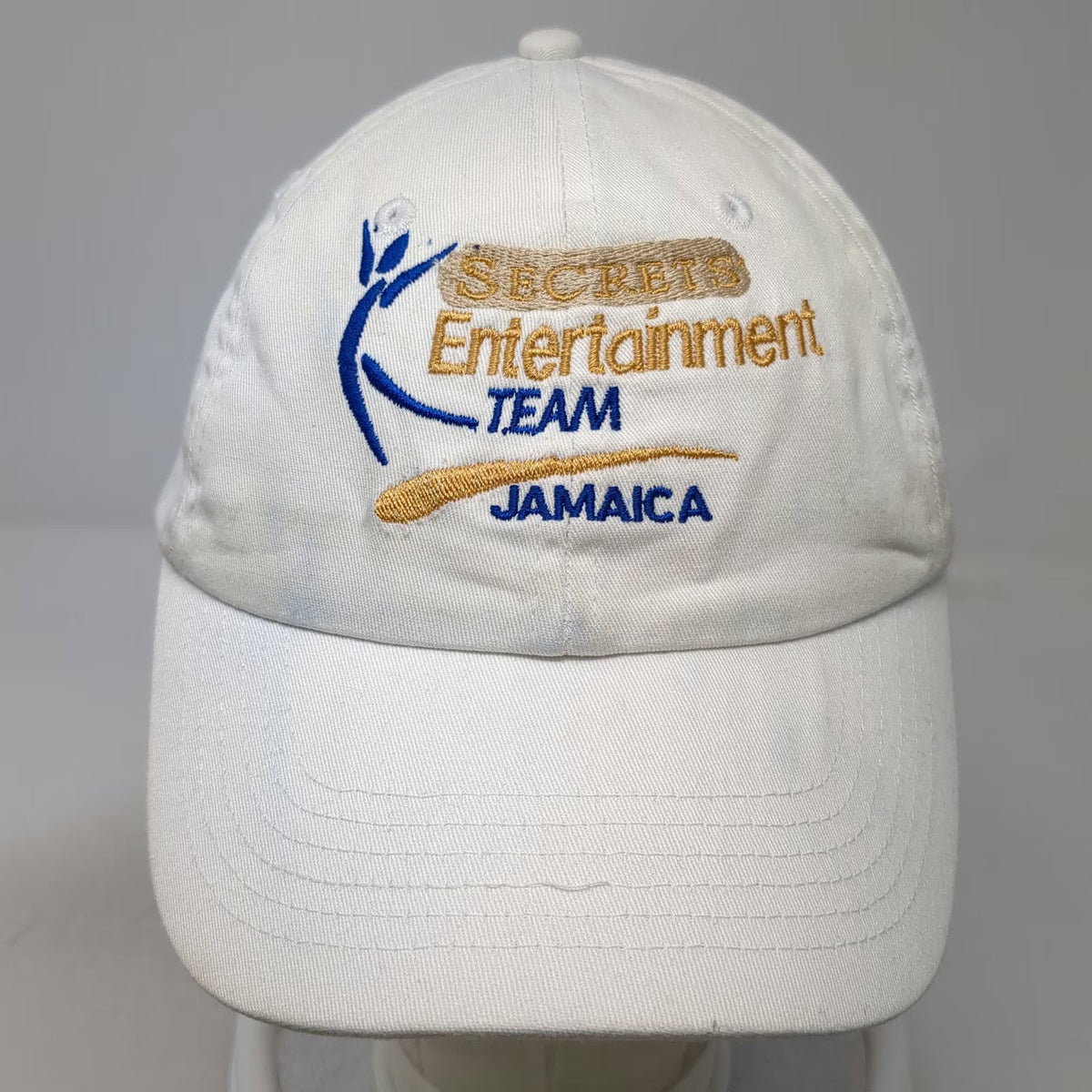 White One Size Baseball Cap Secrets Entertainment Team Jamaica Strapback Hat