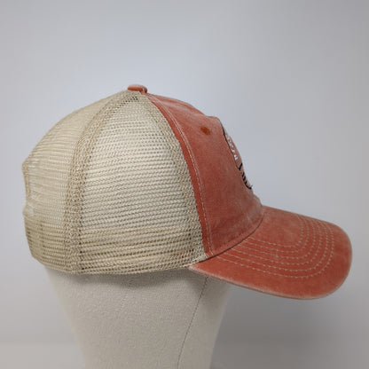 Mission Beach Trucker Hat Orange One Size Adjustable Mesh Back Salt Creek