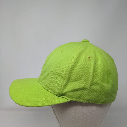 Unbranded Fitted Hat Green 7 1/8 Solid Vent Holes 6 Panel Blank