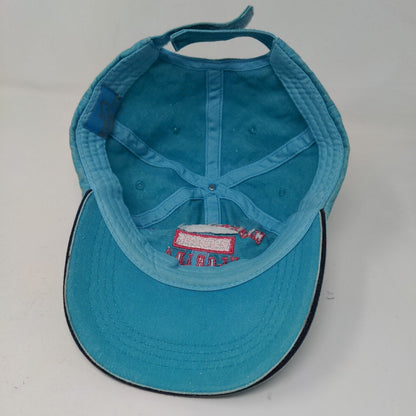 Surfstyle Men's Strapback Hat Blue Adjustable Embroidered Logo Clearwater Beach