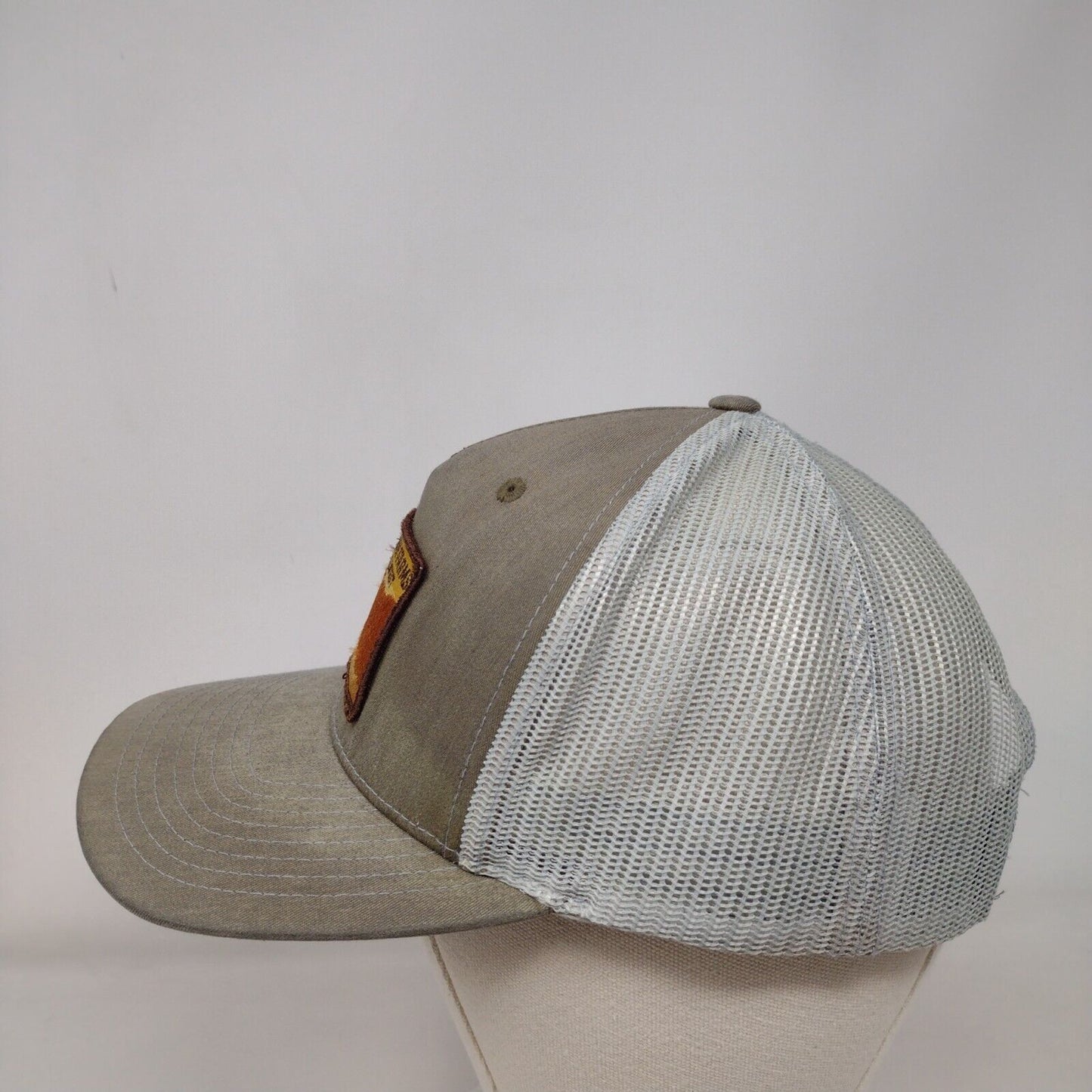 Kneeling Nun Farms Patch Snapback Trucker Hat Multi One Size Mesh Back