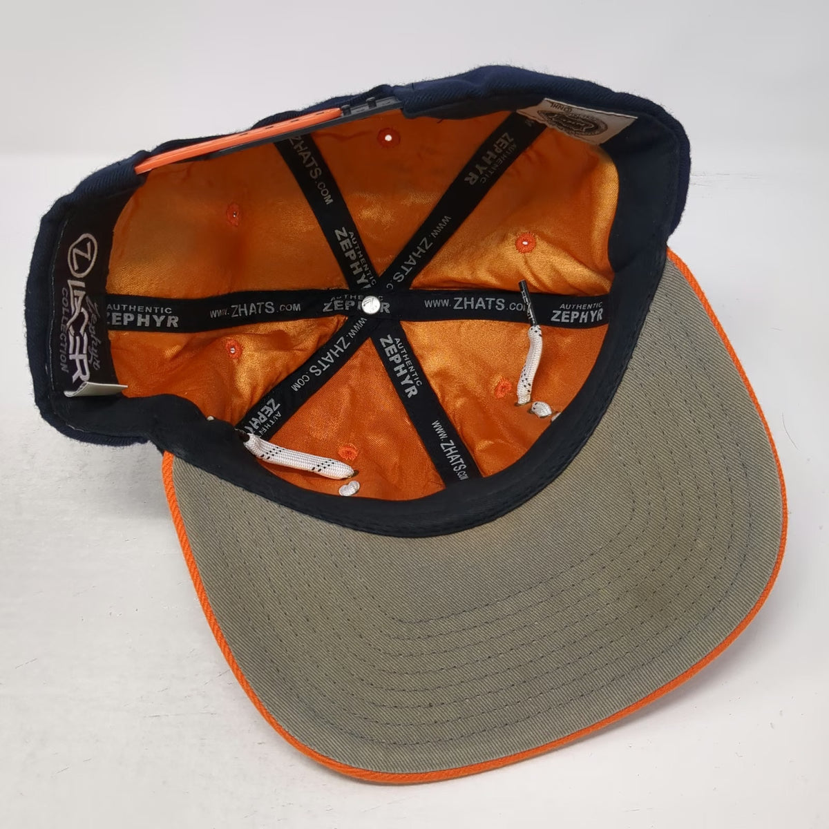 Philadelphia Flyers NHL Zephyr Snapback Hat Blue Orange One Size Lacer Laces