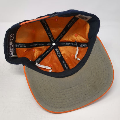 Philadelphia Flyers NHL Zephyr Snapback Hat Blue Orange One Size Lacer Laces