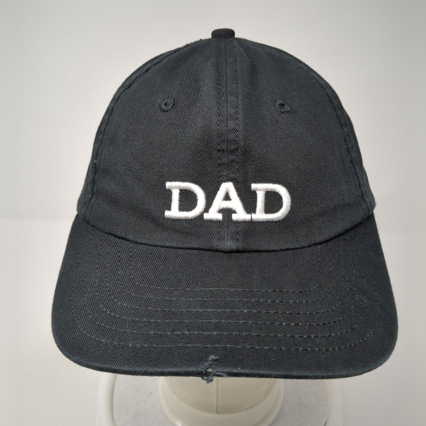 Dad Slideback Baseball Cap Black One Size Adjustable Embroidered Open Road