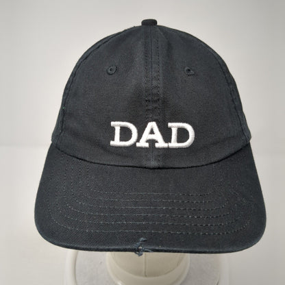 Dad Slideback Baseball Cap Black One Size Adjustable Embroidered Open Road