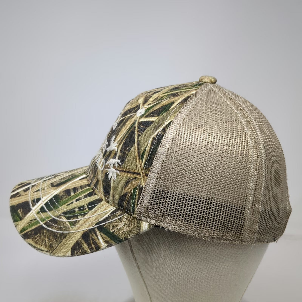 Outdoor Cap Ducks Unlimited Baseball Cap Brown One Size Camo Mesh Back Hat 2017