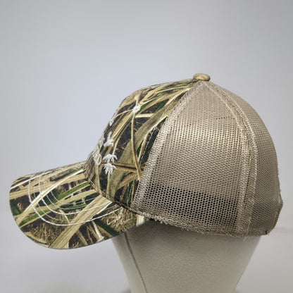Outdoor Cap Ducks Unlimited Baseball Cap Brown One Size Camo Mesh Back Hat 2017
