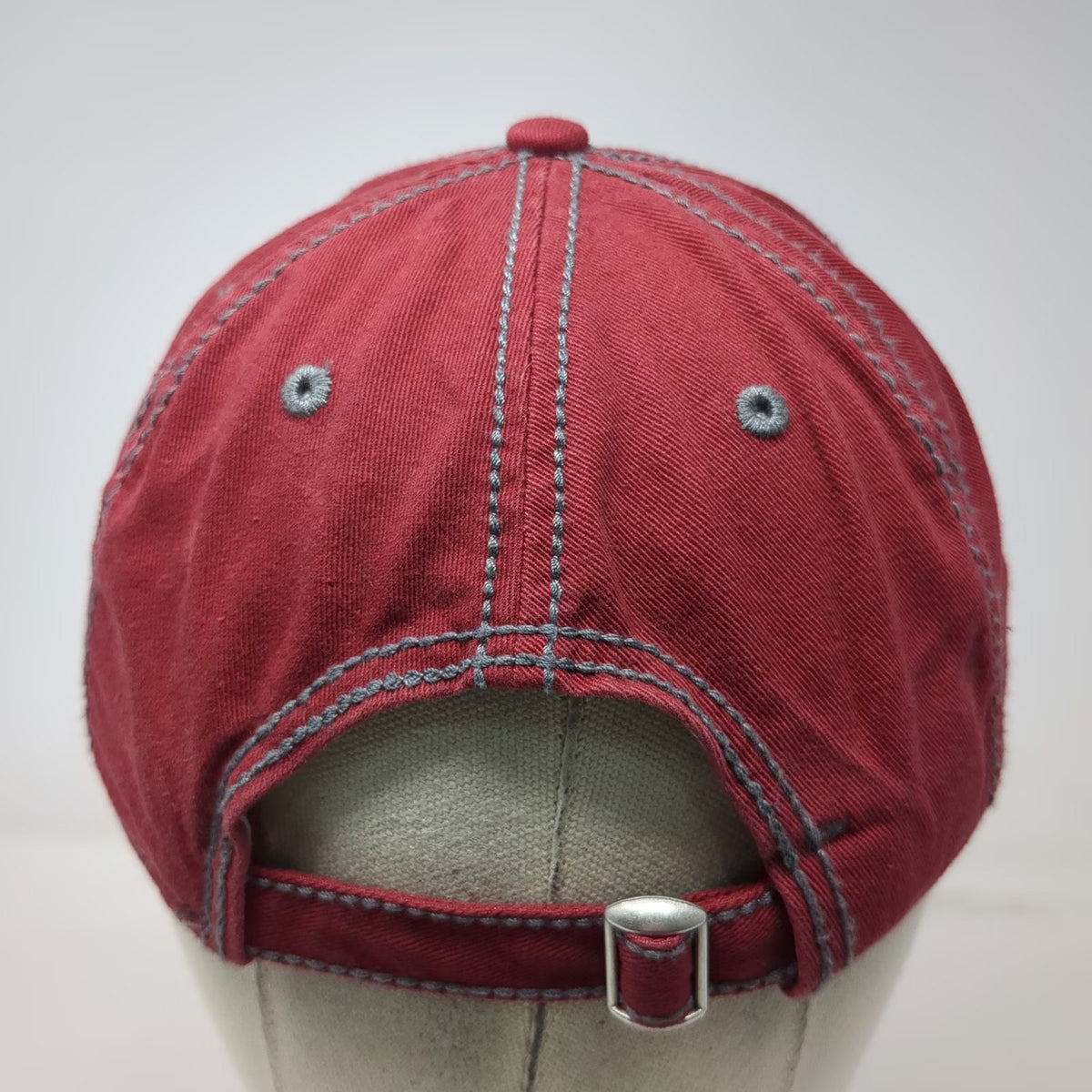 Barrett-Jackson Baseball Cap Red One Size Contrast Stitching Adjustable Hat