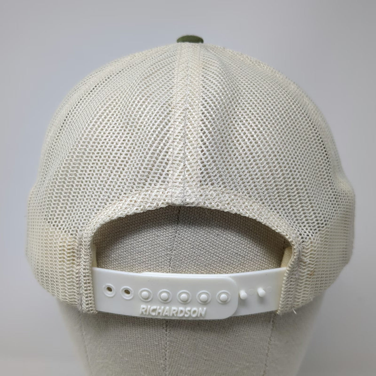 Richardson Trucker Hat Gray Green L Koenig Distillery Mesh Back Snapback