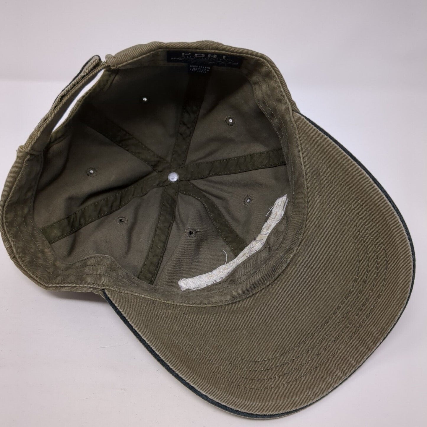 Bob Durham Excavating Strapback Hat Brown One Size Port Authority