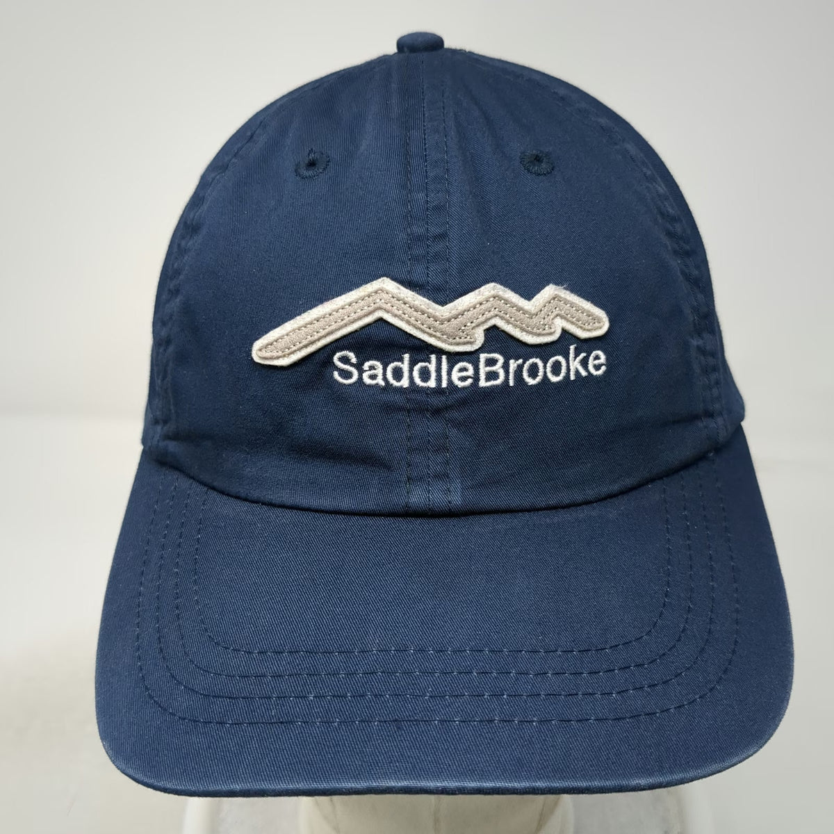 Imperial Baseball Cap Blue One Size SaddleBrooke Mountain Logo Cotton Strapback