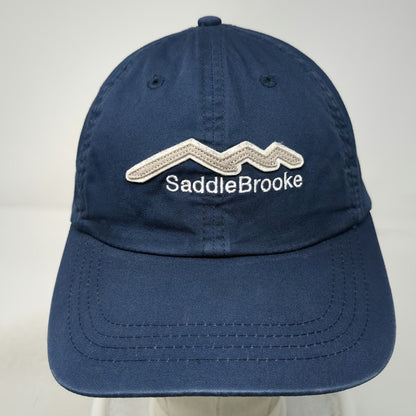 Imperial Baseball Cap Blue One Size SaddleBrooke Mountain Logo Cotton Strapback