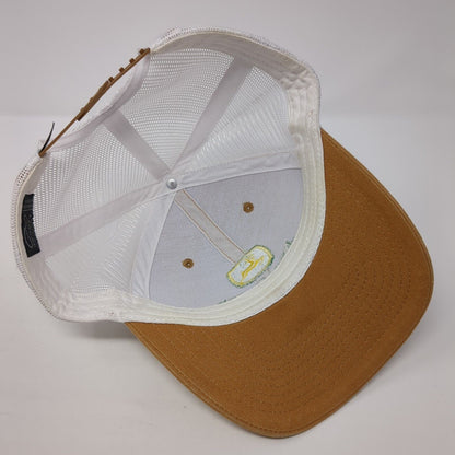 John Deere Mesh Back Trucker Hat Brown One Size Embroidered Adjustable
