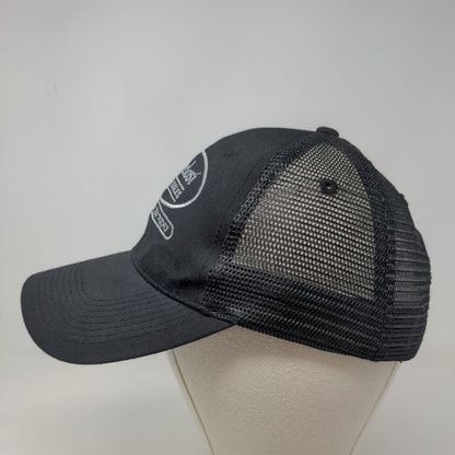 Otto Men's Snapback Mesh Back Hat Black OSFM Embroidered Paul Congelosi Trailers
