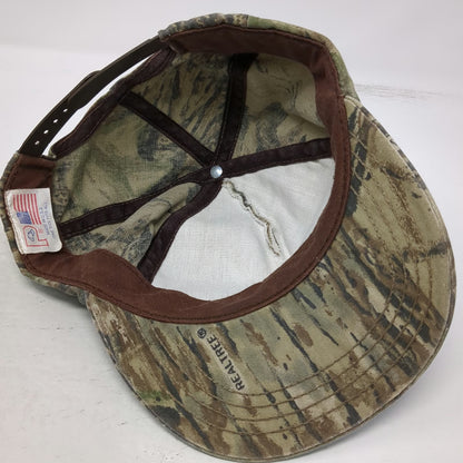 5 Panel Green One Size General Car Exhaust Realtree Camo Snapback hat Automotive