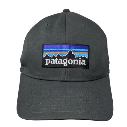 Patagonia Snapback Trucker Hat Gray ALL Adjustable Embroidered Mesh Back