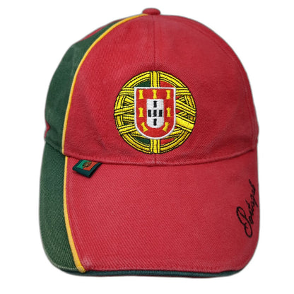 Portugal Coat of Arms Baseball Cap Red Green Yellow One Size Embroidered Hat